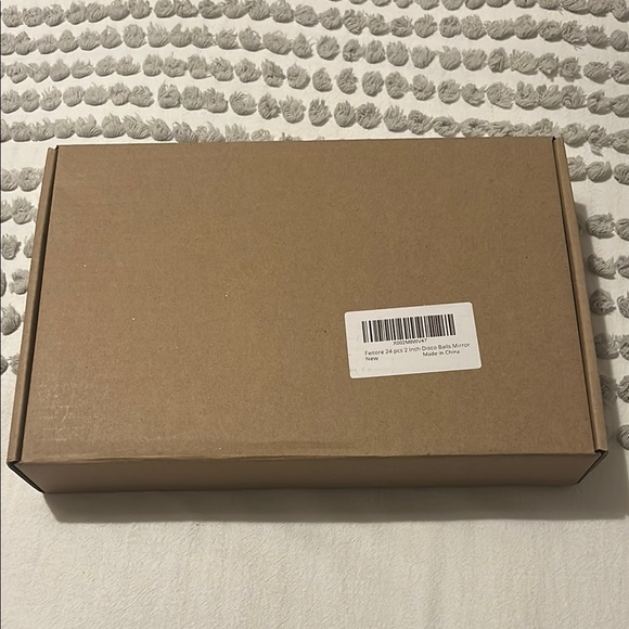 Set of Silver Disco Ball Ornaments - Picture 4 of 5